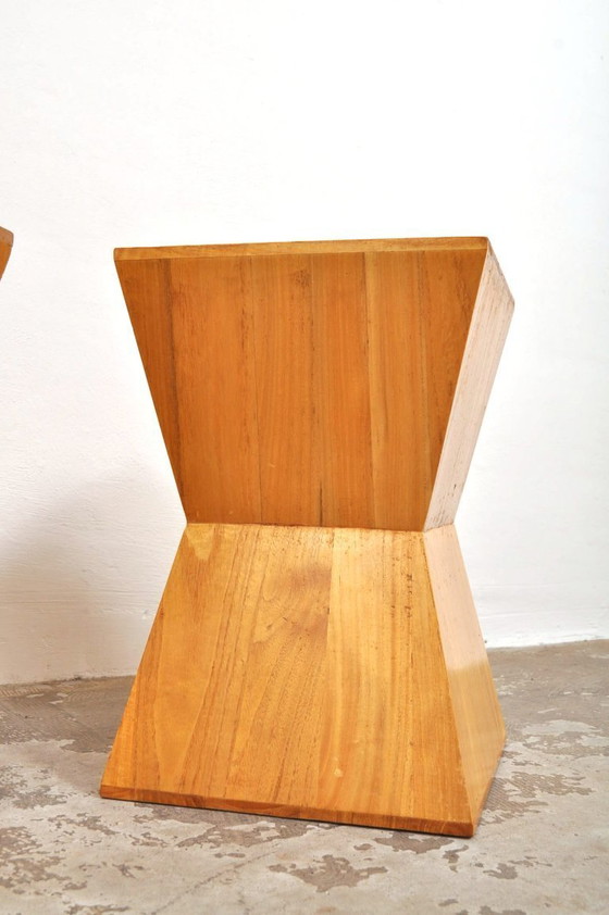 Image 1 of Tavolini geometrici vintage, anni '70