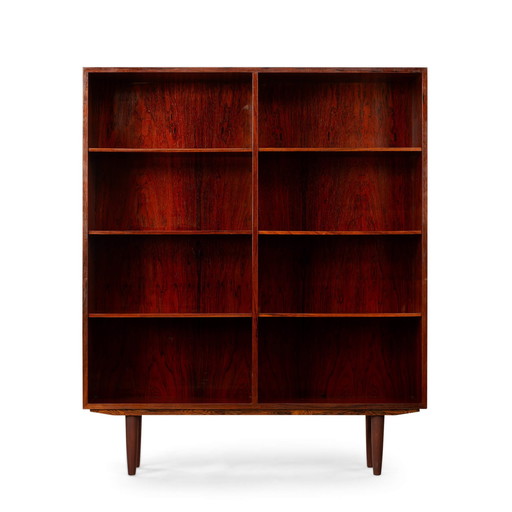 Danish Design Midcentury Modern Rosewood Model 6 Bookcase by Omann Jun Mobelfabrik, 1960s