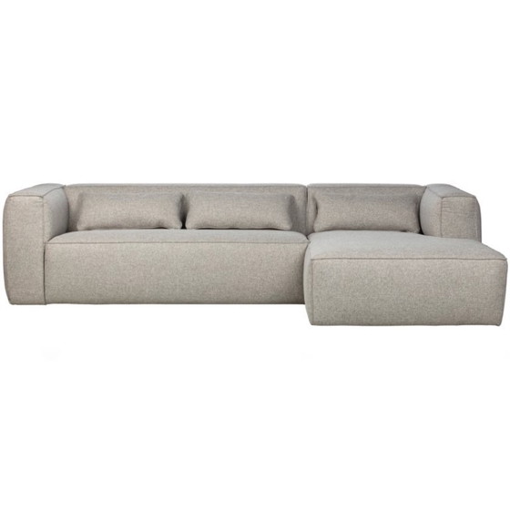 Woood Bean hoekbank, lichtgrijze stof, Hoekbanken, Textiel, Modern (foto 11 van 12)
