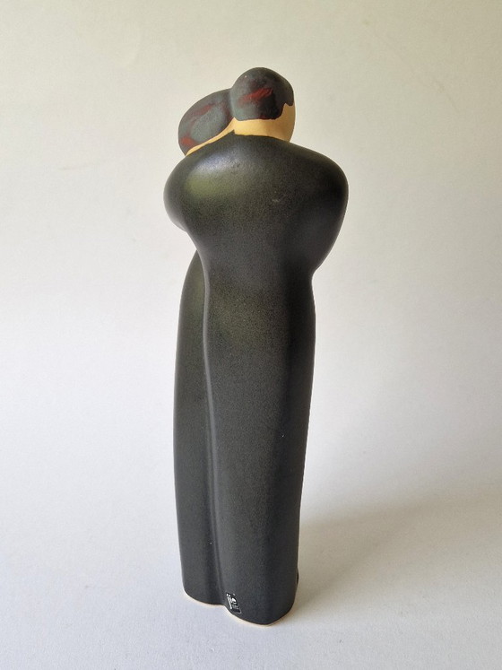 Jie Keramik Design – Lovers von Ewa Jarenskog – Signiert – Bildhauerei, Ceramic (photo 3 of 6)