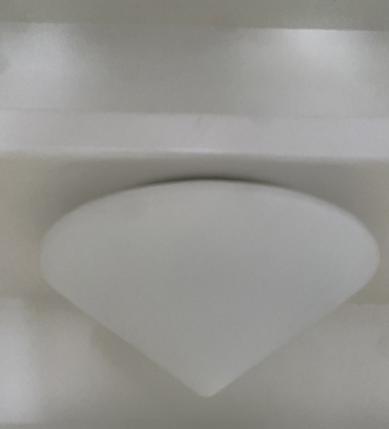 Image 1 of Lampe de plafond/applique murale style Bauhaus vintage - années 80