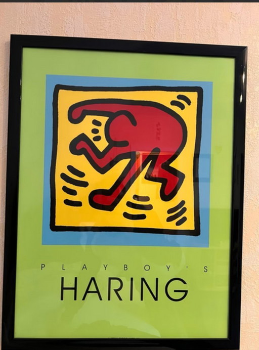 Sérigraphies Playboy de Keith Haring (encadrées)