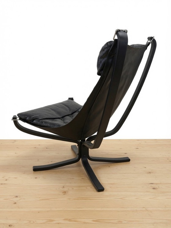 Image 1 of Chaise longue Falcon par Sigurd Ressell pour Vatne Møbler, Norvège.