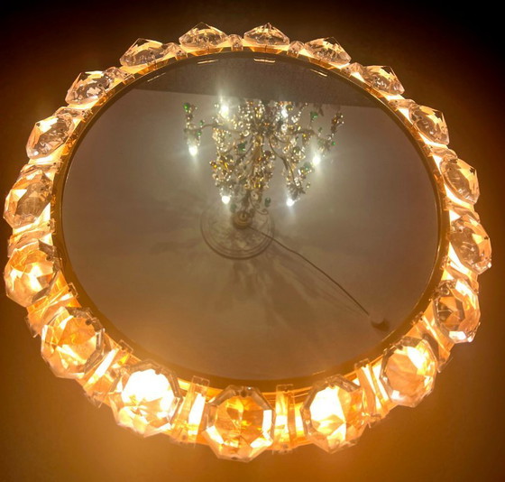 Antiker beleuchteter Bakallowitz Kristallspiegel – Bakalowitz, Crystal, Glass (photo 4 of 5)