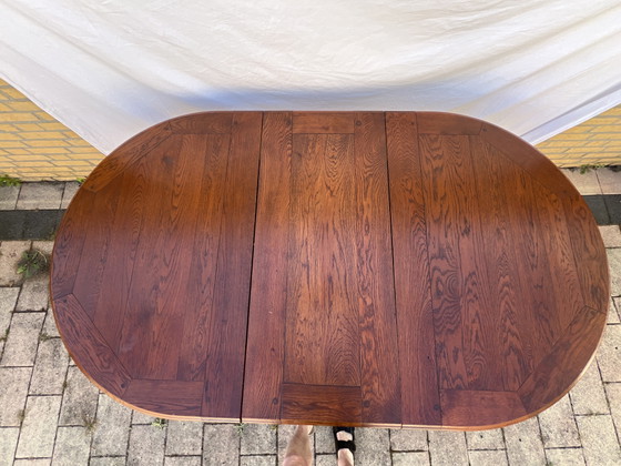 Image 1 of Bannink Art Nouveau extendable dining table
