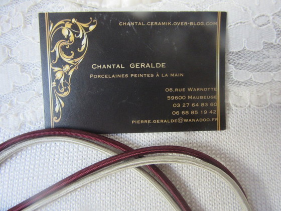 Ciondolo in porcellana con catena di artista belga – Chantal Geralde, Oggetti decorativi, Metallo (photo 6 of 9)