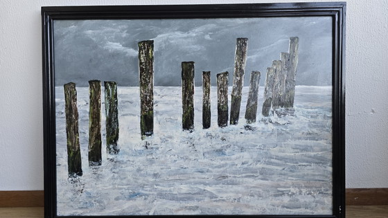 Grand tableau double face (67x92 cm) - Panneau Mer & Fleurs – Tirages d'art, Wood (photo 7 of 11)