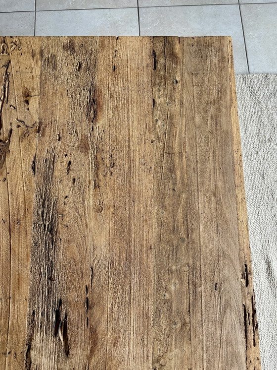 Image 1 of Indian wood coffee table industrial style