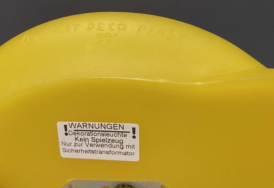 Image 1 of Gele tafellamp van Melek Fecht, model condoom