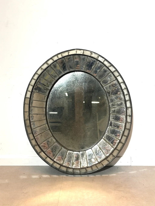 Espejo redondo de estilo veneciano – spiegels, Glass