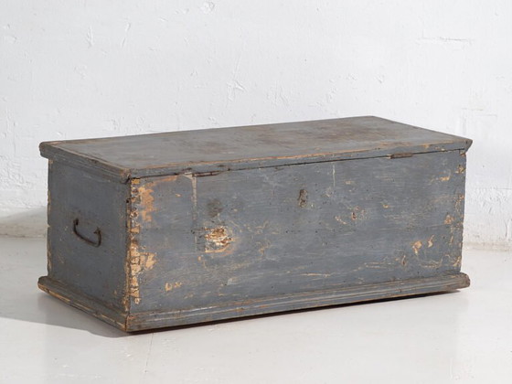Piccolo baule blu antico (c.1920) #35 – Armadi contenitori, Rustic (photo 25 of 28)