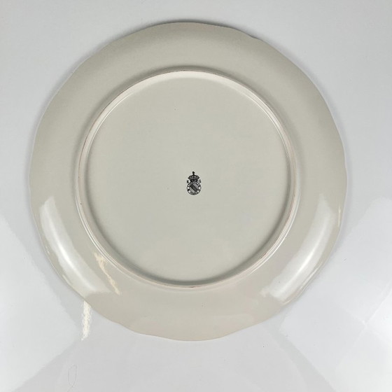 KG Lunéville taartbord, model "Straatlantaarn", tulpmotief – Servies, Ceramic (photo 6 of 7)