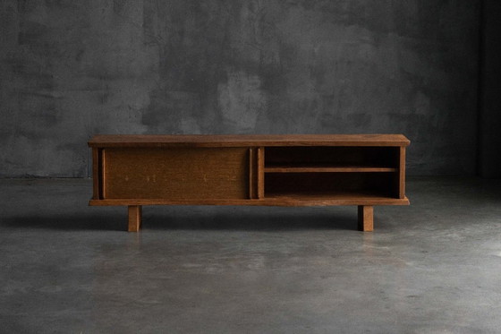 Image 1 of Aparador con puertas integradas de Charlotte Perriand y Atelier Jean Prouvé, Francia, década de 1950