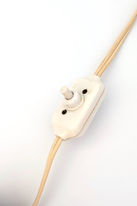 Image 1 of Lampada da lettura svedese da parete in teak e ottone anni '50