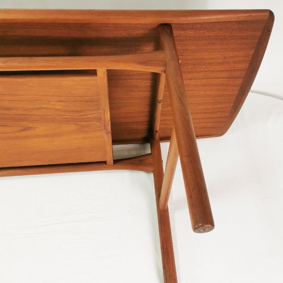 Mesa de centro de teca Mid-Century, Arrebo Møbler, diseñada por Robert Christensen, Dinamarca, años 60. (photo 13 of 15)
