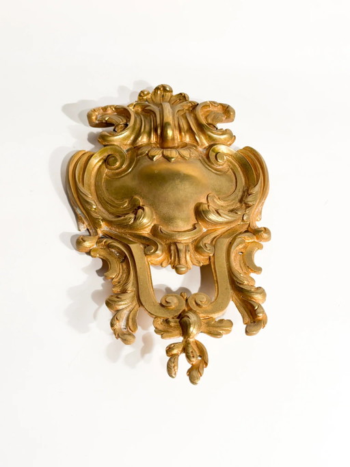20th Century Gilt Bronze Wall Decoration with Coat of Arms – decoratieve objecten (photo 2 of 7)