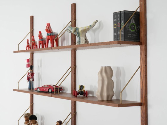 Image 1 of Estantería modular de teca, diseño danés, década de 1960, fabricada en Dinamarca.