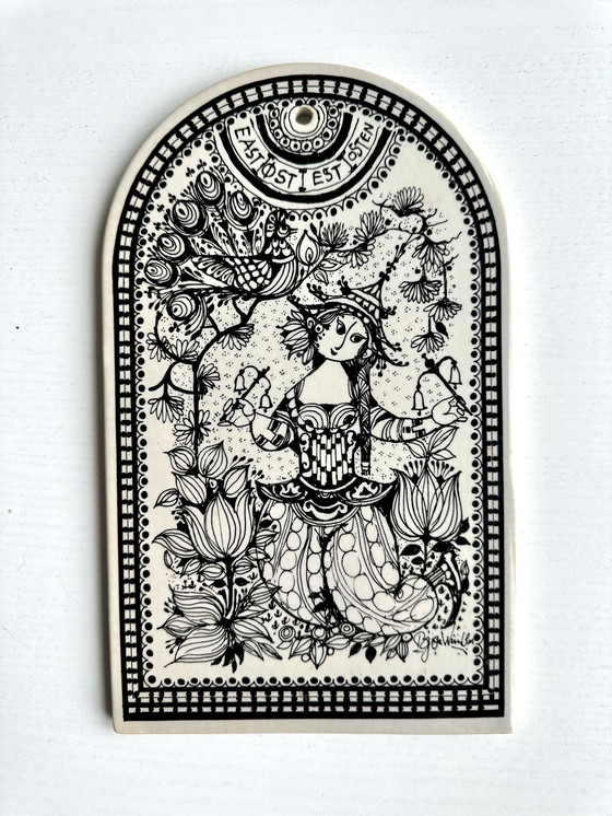 Image 1 of Rosenthal – Set of 3 “The Four Wind Directions” - Bjorn Wiinblad