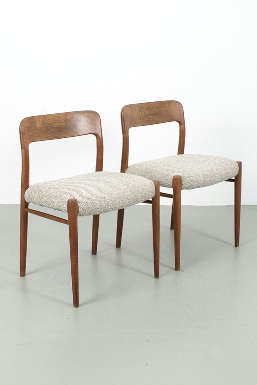 Set Møller stoelen model 75