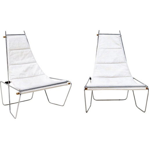Paire de fauteuils vintage, France 1970