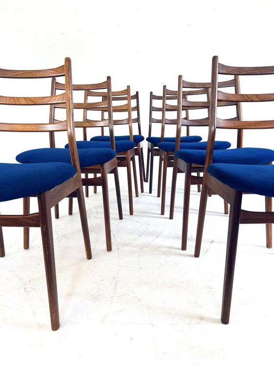 Image 1 of 8x chaise de salle à manger restaurée, Casala '60s