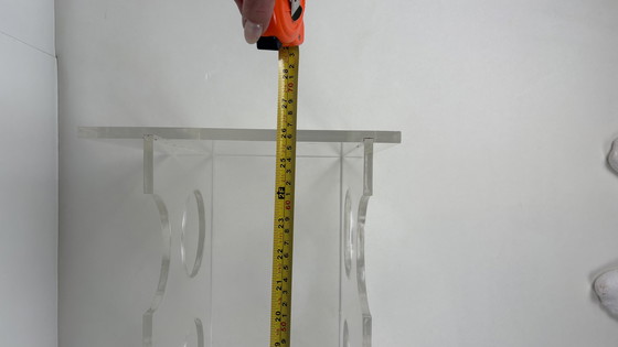 Image 1 of Portabottiglie vintage in plexiglass lucite Space Age