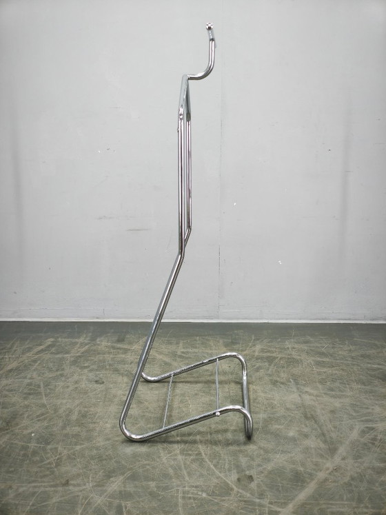 Image 1 of Mücke Melder Bauhaus Chrome Valet Stand, Czechoslovakia 1930s