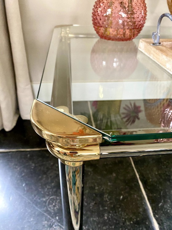 Image 1 of 2x Mara glazen salontafel