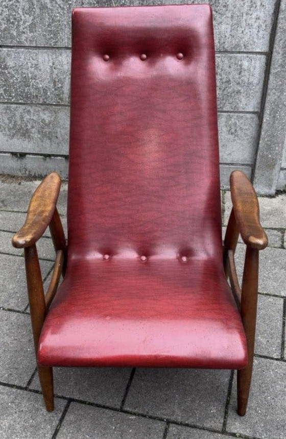 Louis Van Teeffelen Per Wébé - Da Restaurare – Poltrone, Skai, Leather (photo 4 of 5)