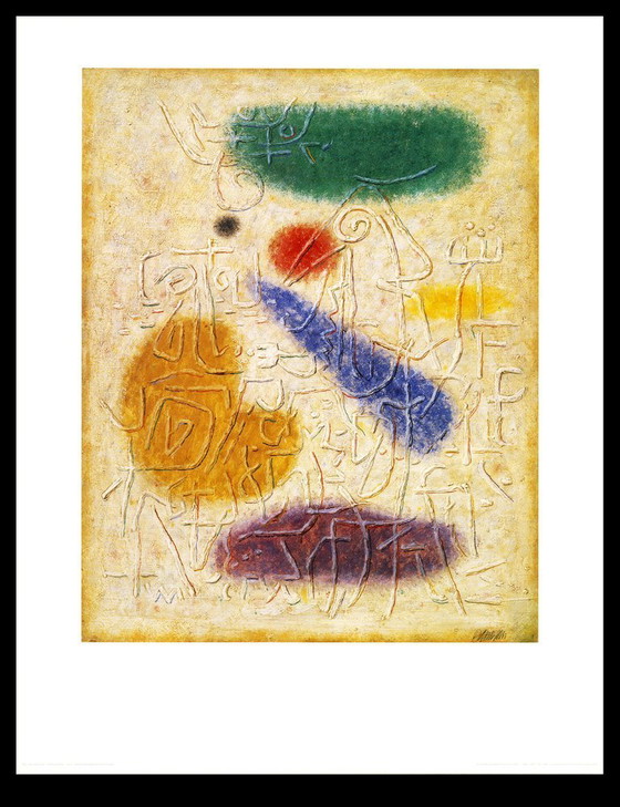 Image 1 of Baumeister, Willi - Tempelmuur - Kunstdruk