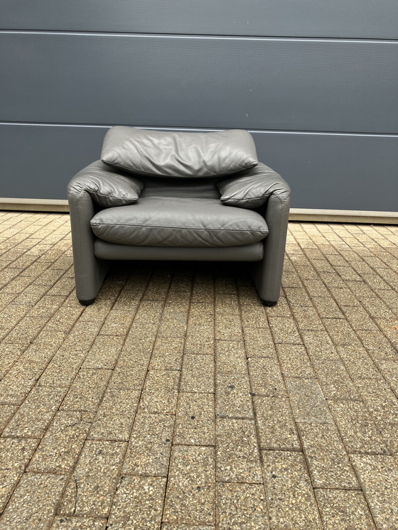 Image 1 of Cassina Maralunga 1 posto originale Grigio antracite Ottime condizioni!