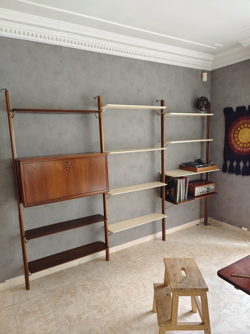 Sistema a parete vintage di William Watting per Fristho, anni '50/'60