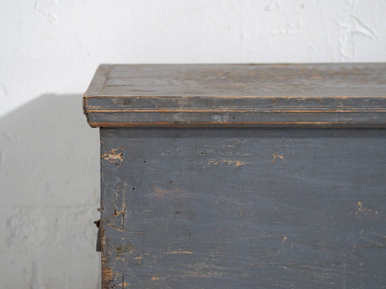 Piccolo baule blu antico (c.1920) #35 – Armadi contenitori, Rustic (photo 20 of 28)