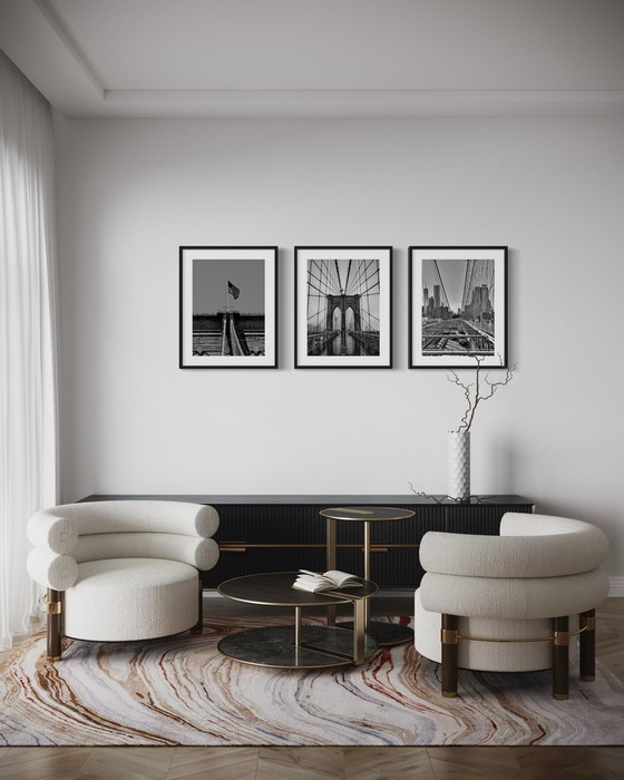 Image 1 of Brooklyn Bridge Set II - Serie di 3 - New York