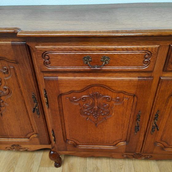 Image 1 of Buffet, armoire murale, meuble de rangement, commode de style Louis XV