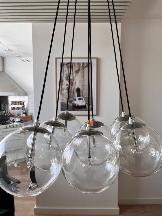 Image 1 of Leitmotiv halogen cluster lamp including dimmer and 2 spare bulbs