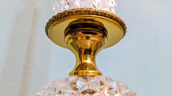 Elegante Lampada da tavolo vintage stile Hollywood Regency, anni '50-'60 – Lampade da tavolo, Crystal (photo 19 of 20)