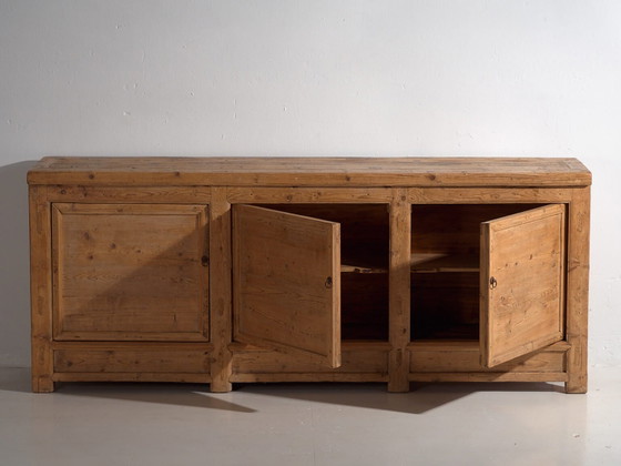 Antique sideboard in pine wood – China, circa 1900 – Iron (photo 68 of 71)