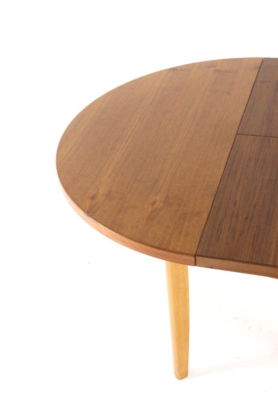 Image 1 of Round extendable dining table 'Rudolstadt' vintage