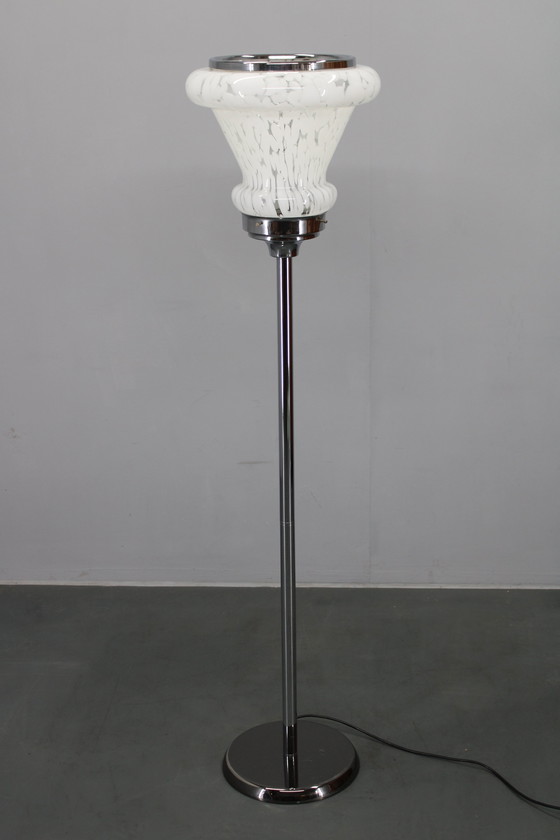 Image 1 of 1970er Glas-Stehlampe, Italien