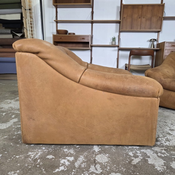 Image 1 of Fauteuils lounge en cuir De Sede DS-46, design vintage des années 1970