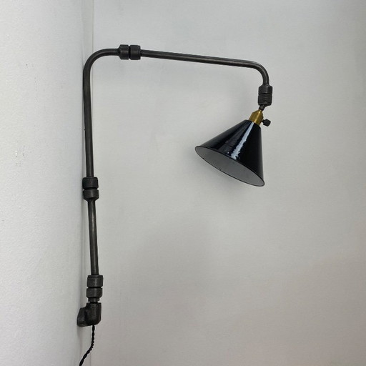 Antique Industrial 3 Arm Wall Lamp