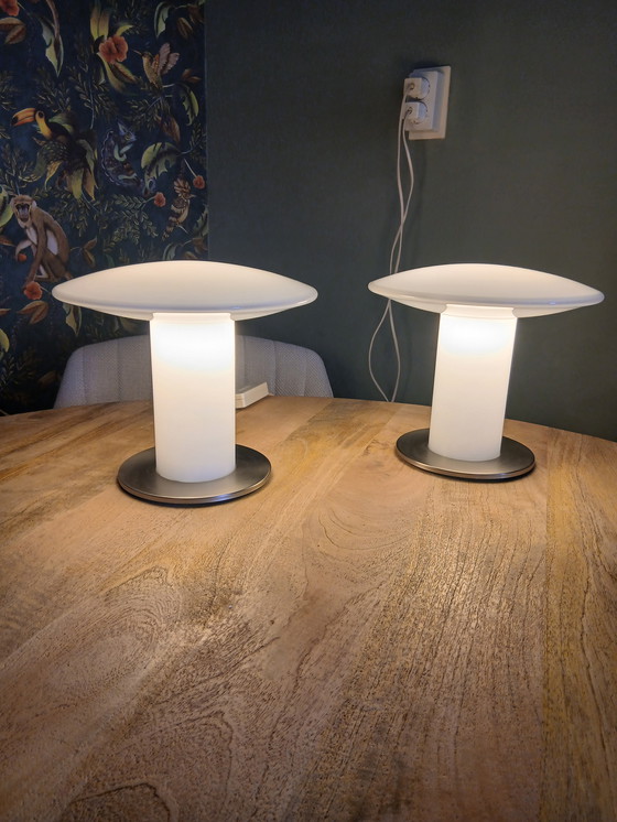 Image 1 of Beautiful set of mushroom lamps Peill & Putzler