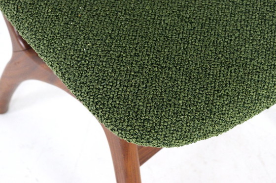 Image 1 of Ensemble de 4 chaises de salle à manger Pynock, style vintage, rembourrées