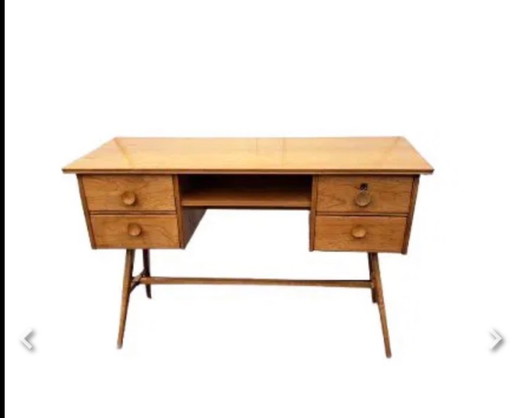 Vintage birch desk
