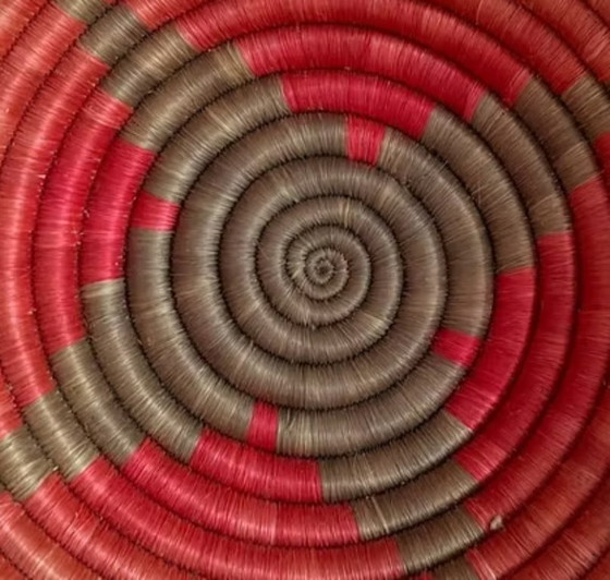 Image 1 of Set of hand-woven (wall) baskets