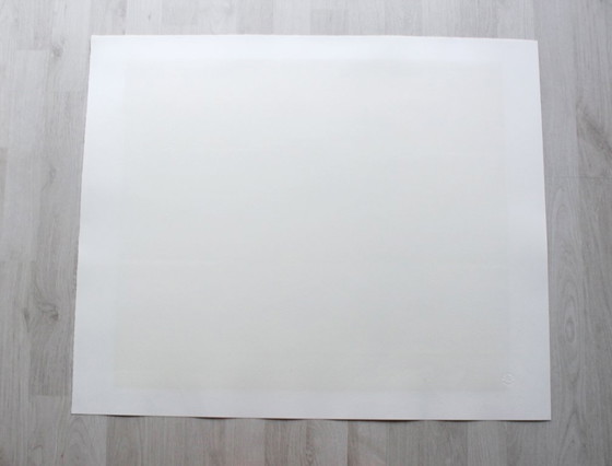 Image 1 of Philippe Morisson "Distanze" - Serigrafia - Edizione di 175 - firmata - (76 x 64 cm)