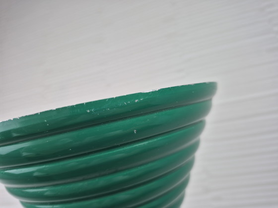 Image 1 of IKEA Snitt wall lamp. Vintage metal cone lamp, green.