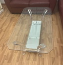Glass Salon Table