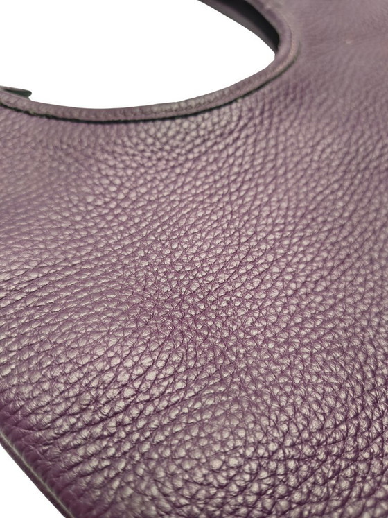 Image 1 of Sac bandoulière Hermès Massai PM Raisin en cuir Clémence – 2009